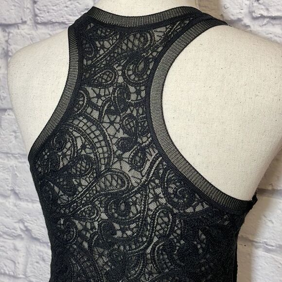 ARITZIA Wilfred Volant Black Lace Tank Top Size XXS - Picture 7 of 11